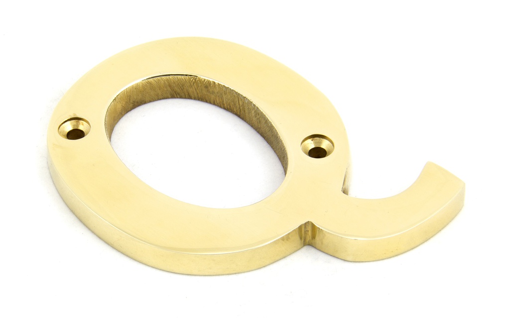 Polished Brass Letter Q - 83801Q