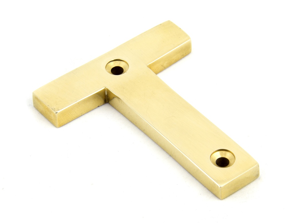 Polished Brass Letter T - 83801T