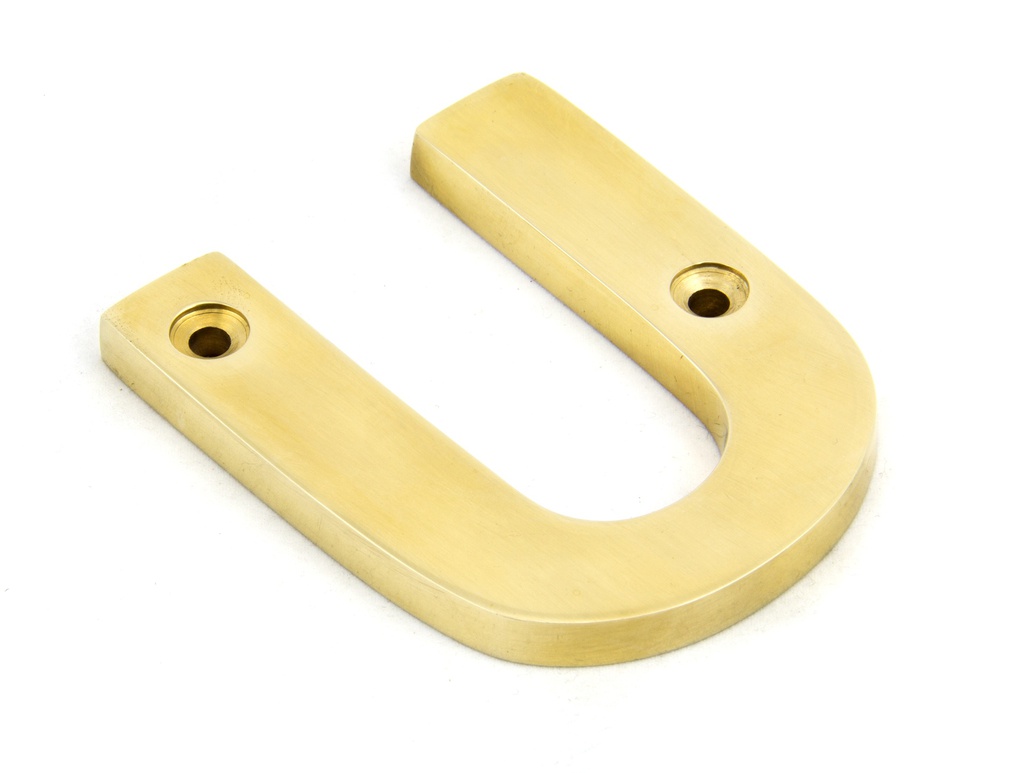 Polished Brass Letter U - 83801U