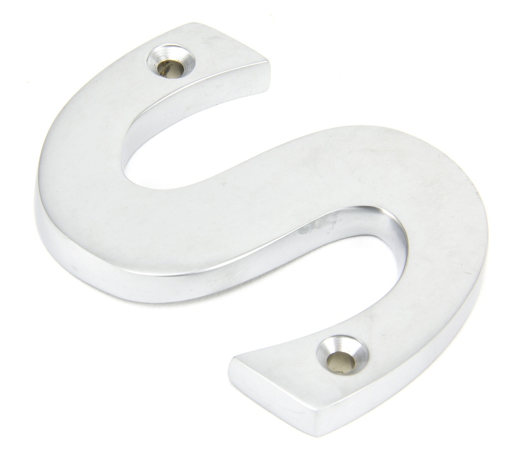 Satin Chrome Letter S - 83804S