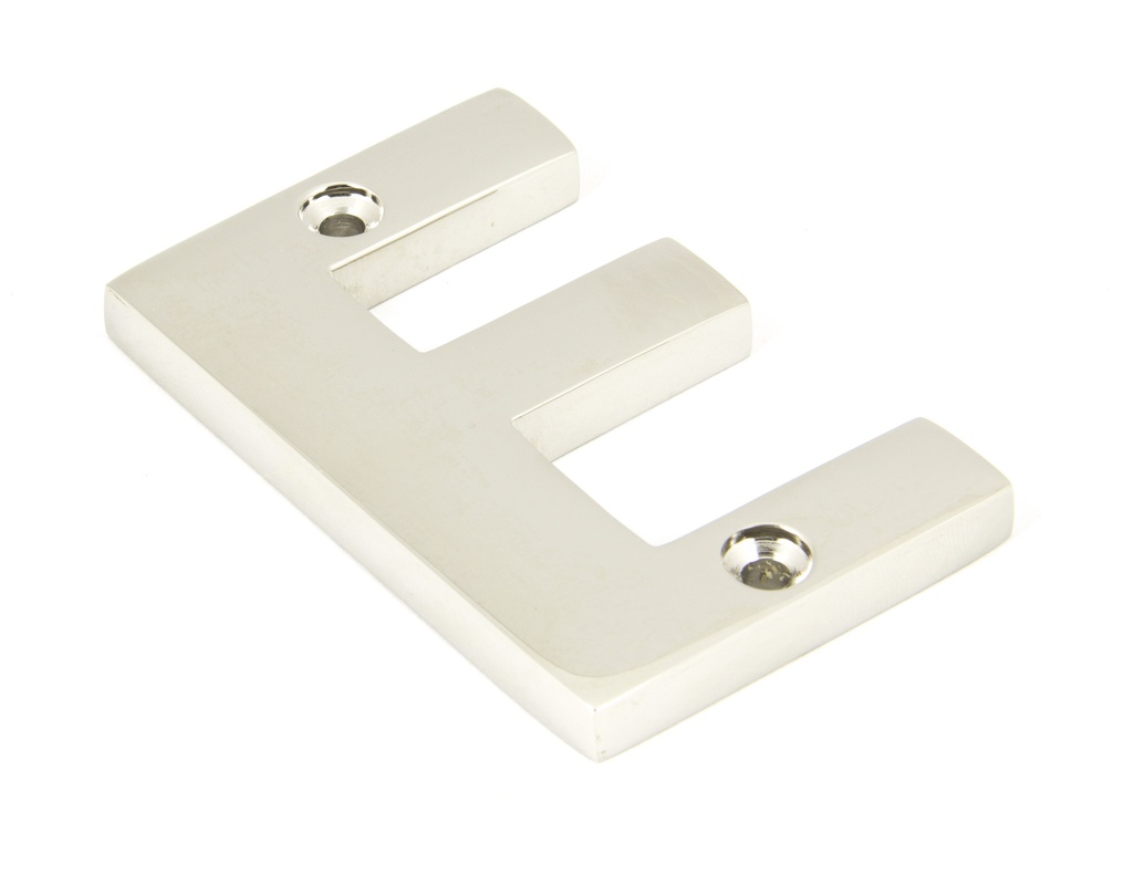 Polished Nickel Letter E - 90303E