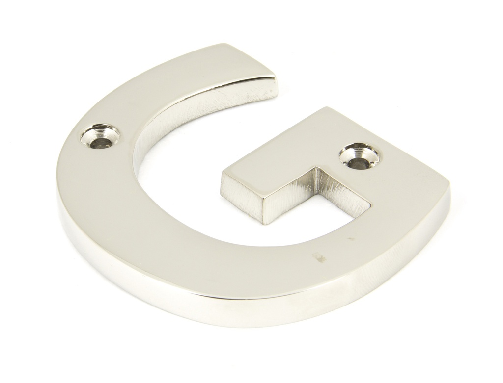 Polished Nickel Letter G - 90303G