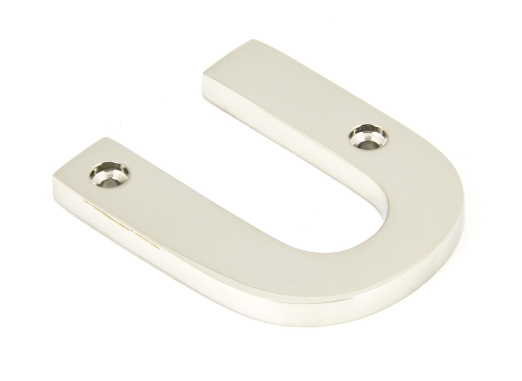 Polished Nickel Letter U - 90303U