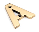 Polished Bronze Letter A - 92031A