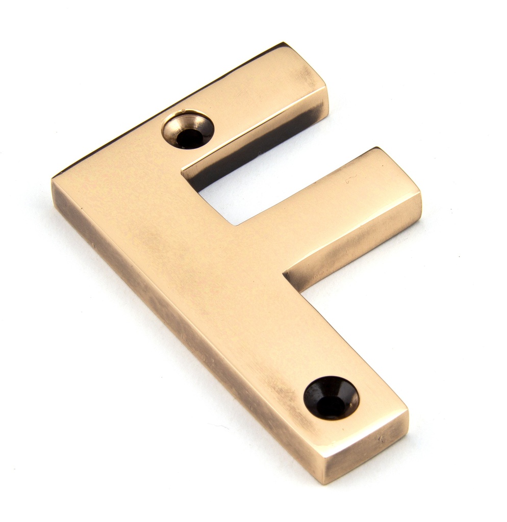 Polished Bronze Letter F - 92031F