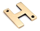 Polished Bronze Letter H - 92031H