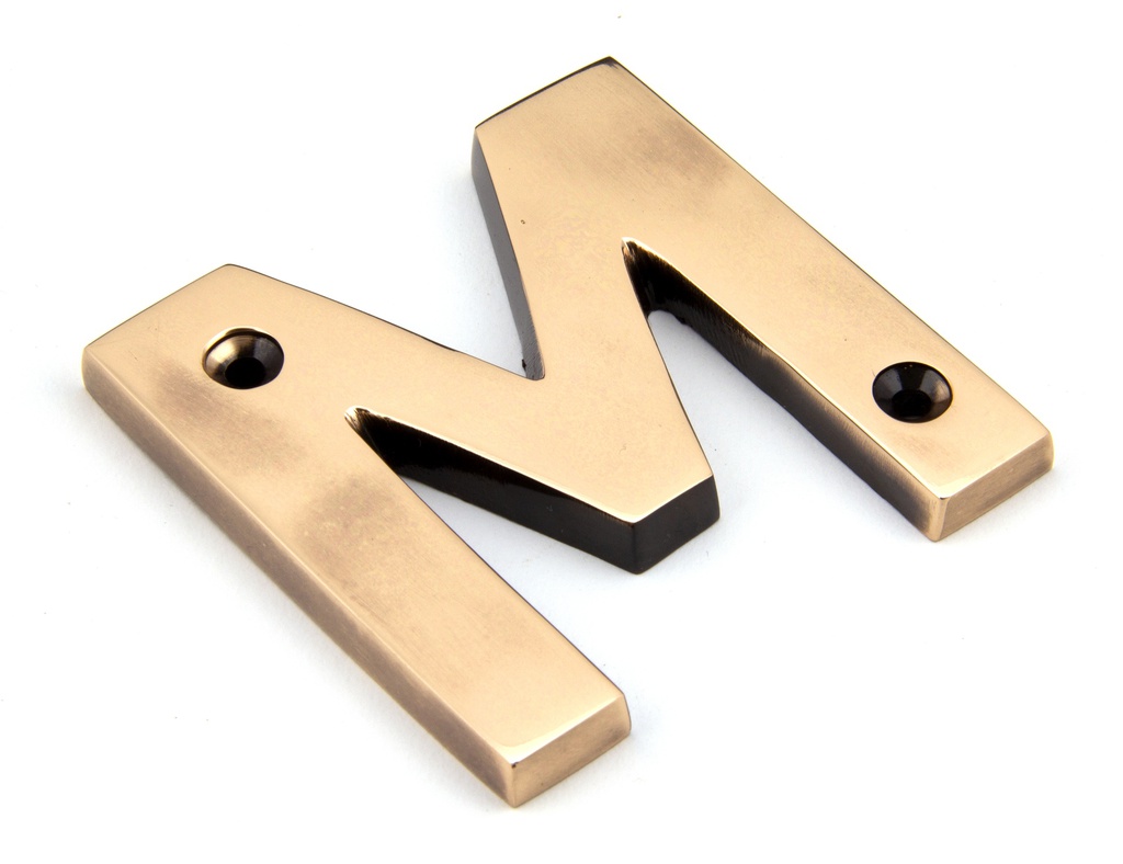 Polished Bronze Letter M - 92031M