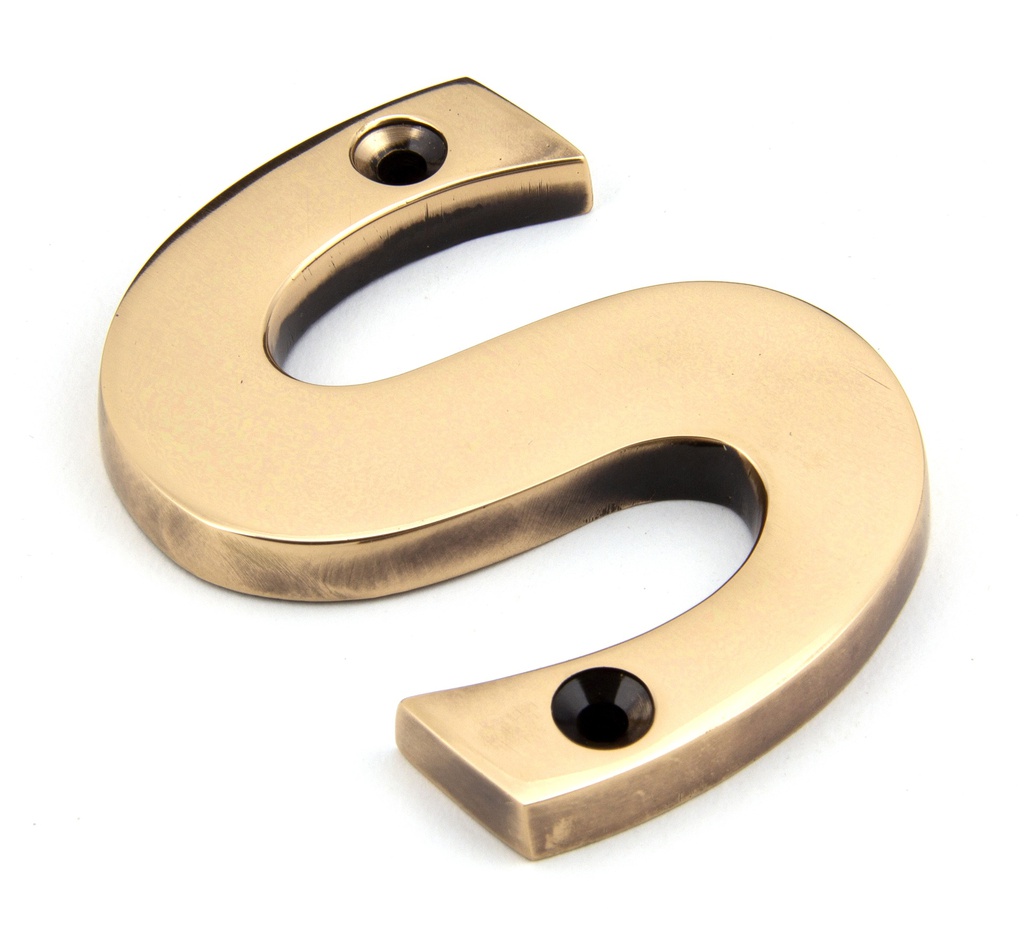 Polished Bronze Letter S - 92031S