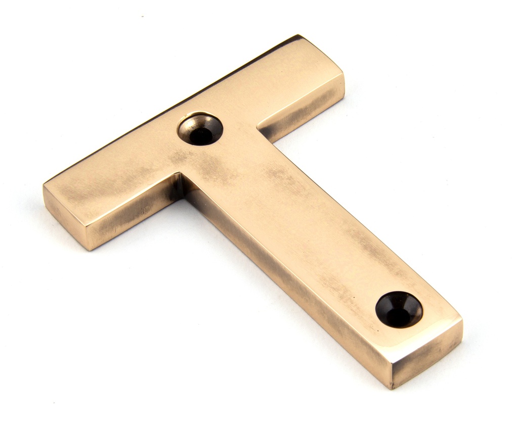 Polished Bronze Letter T - 92031T