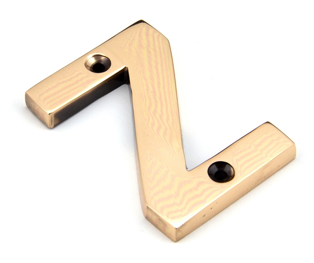 Polished Bronze Letter Z - 92031Z