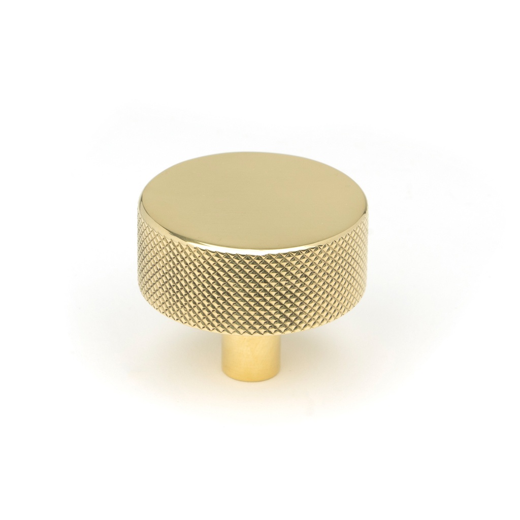 Polished Brass Brompton Cabinet Knob - 38mm (No rose) - 46844