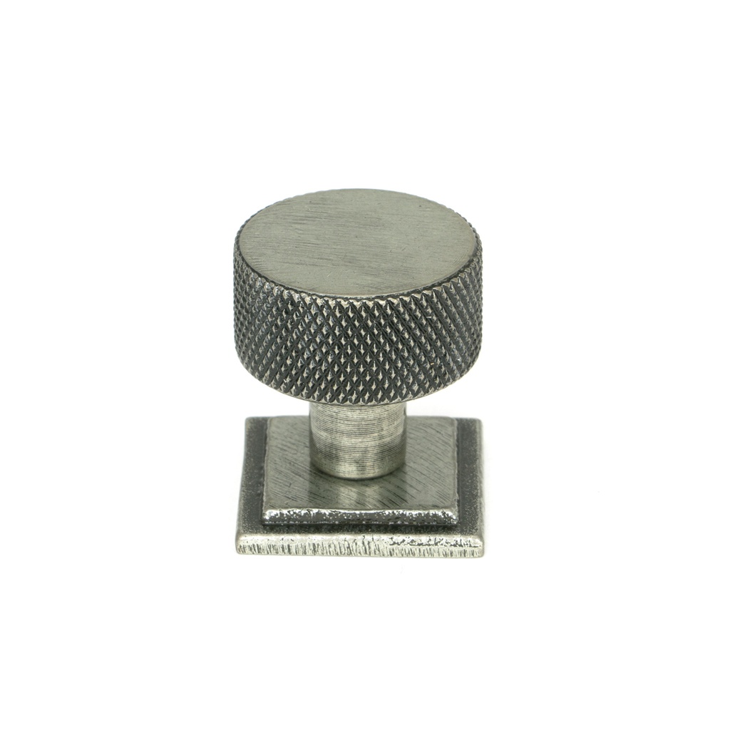 Pewter Brompton Cabinet Knob - 25mm (Square) - 46845