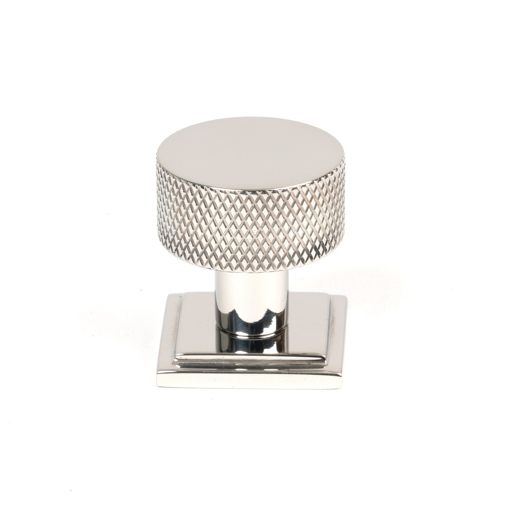 Polished SS (304) Brompton Cabinet Knob - 25mm (Square) - 46849