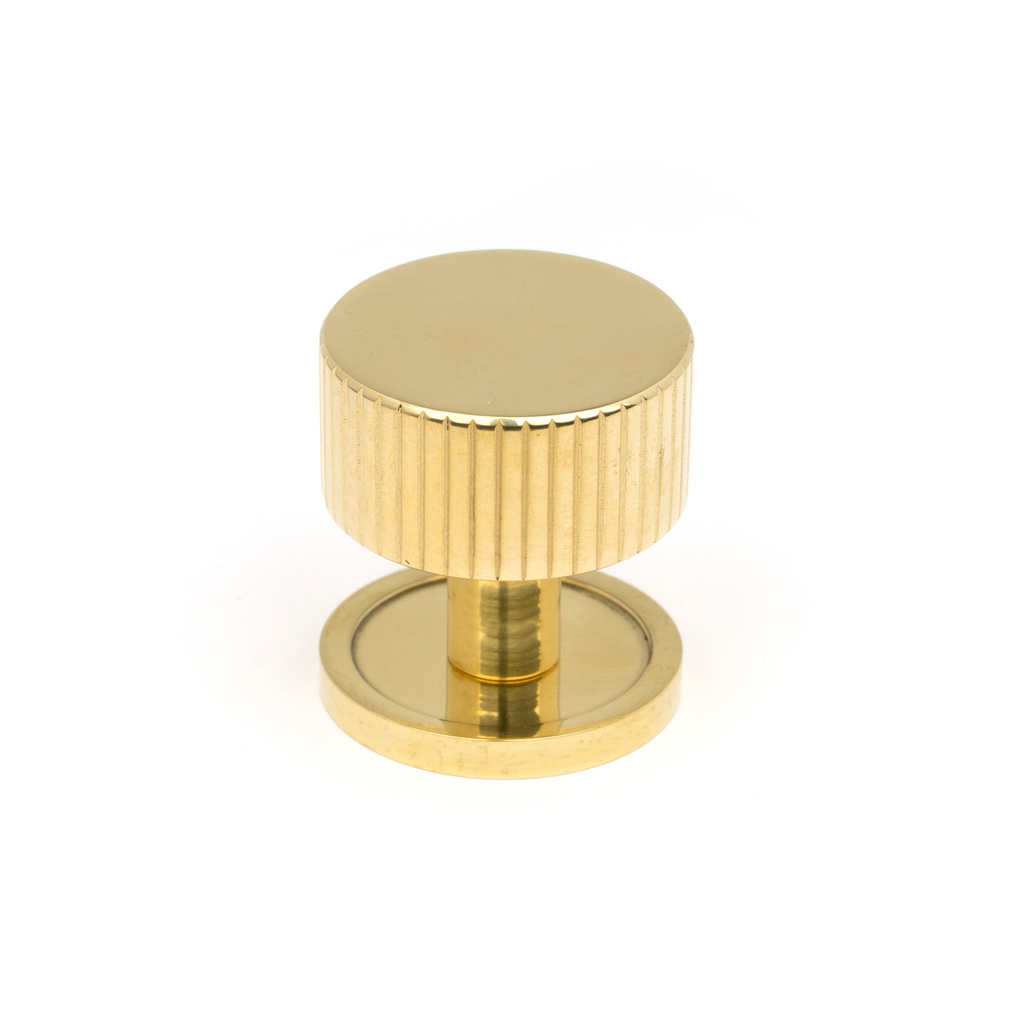 Polished Brass Judd Cabinet Knob - 32mm (Plain) - 50364