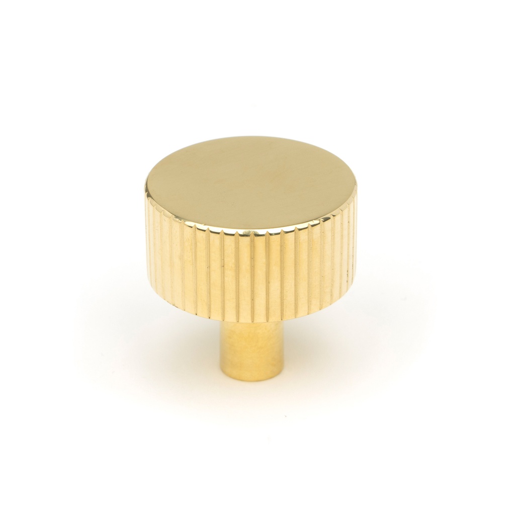 Polished Brass Judd Cabinet Knob - 32mm (No Rose) - 50365