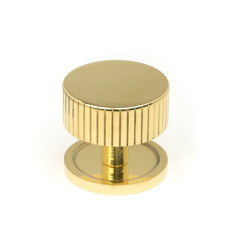 Polished Brass Judd Cabinet Knob - 38mm (Plain) - 50367