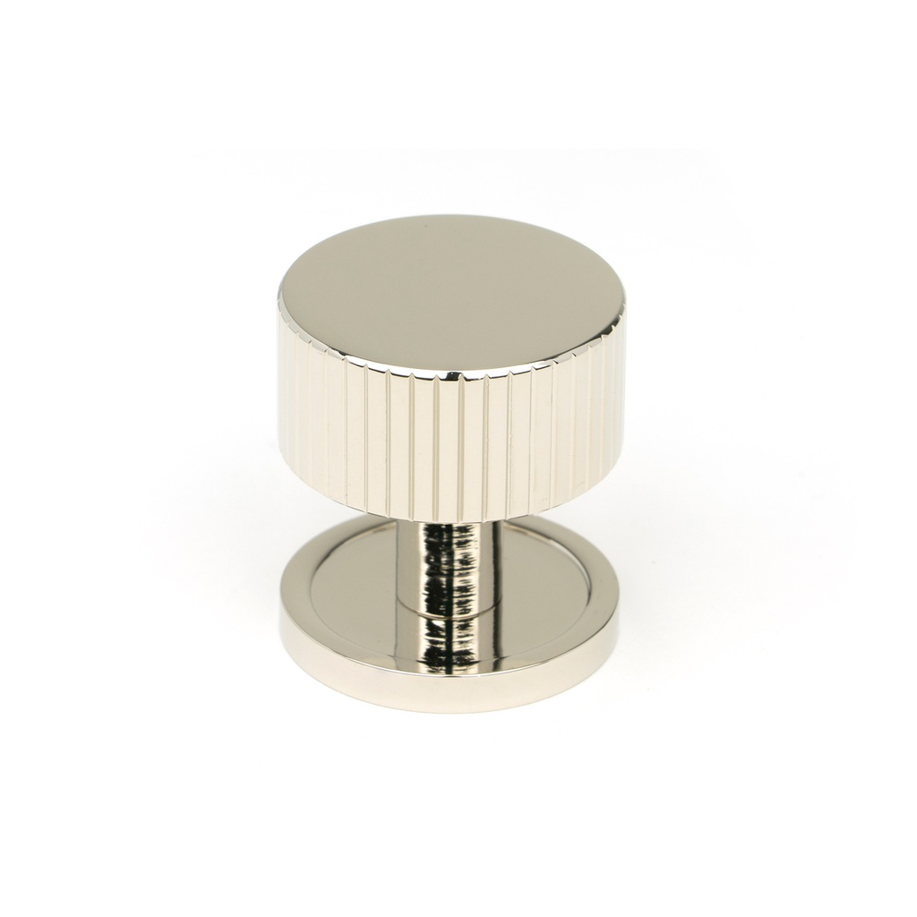 Polished Nickel Judd Cabinet Knob - 32mm (Plain) - 50392