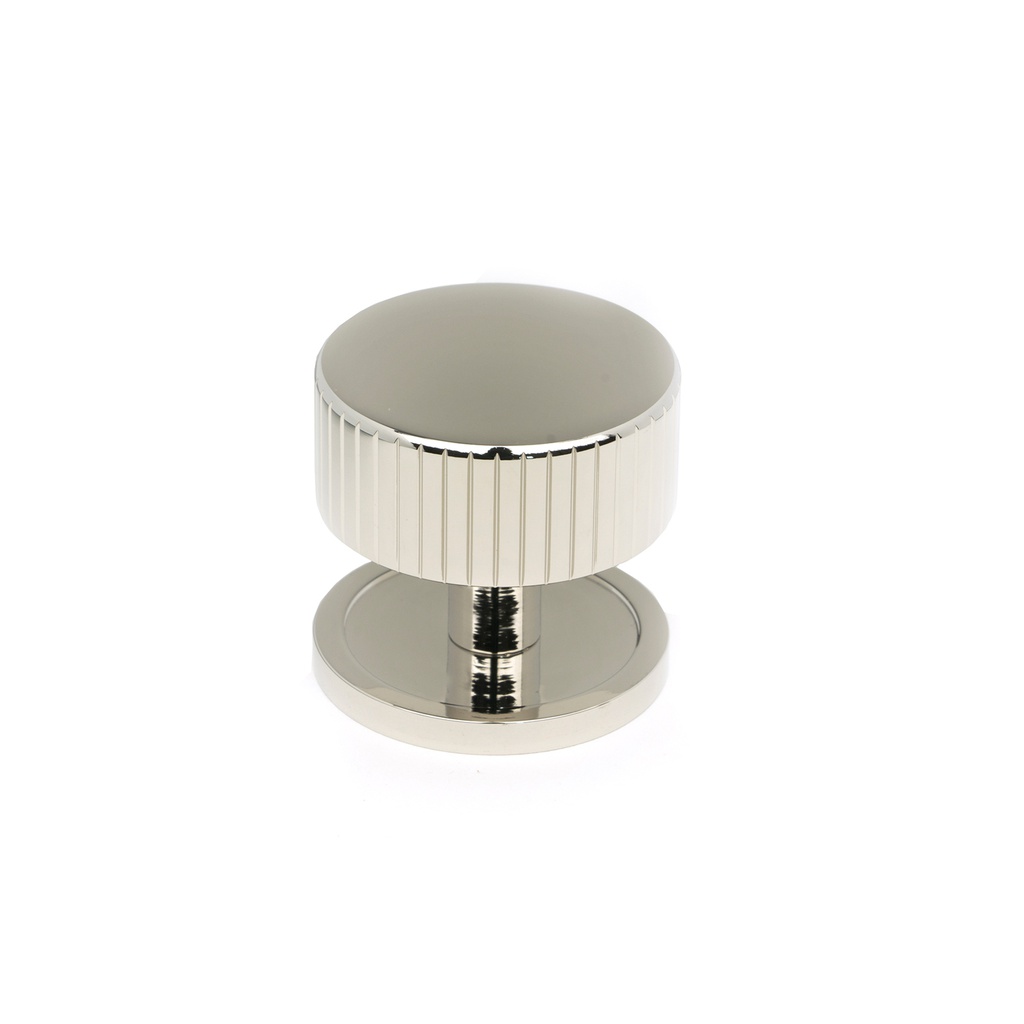 Polished Nickel Judd Cabinet Knob - 38mm (Plain) - 50395