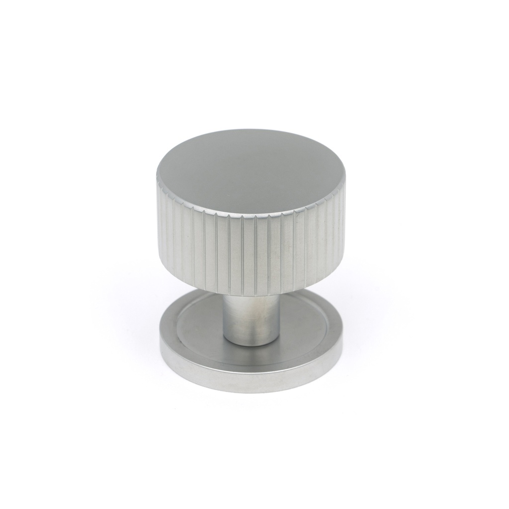 Satin Chrome Judd Cabinet Knob - 32mm (Plain) - 50415