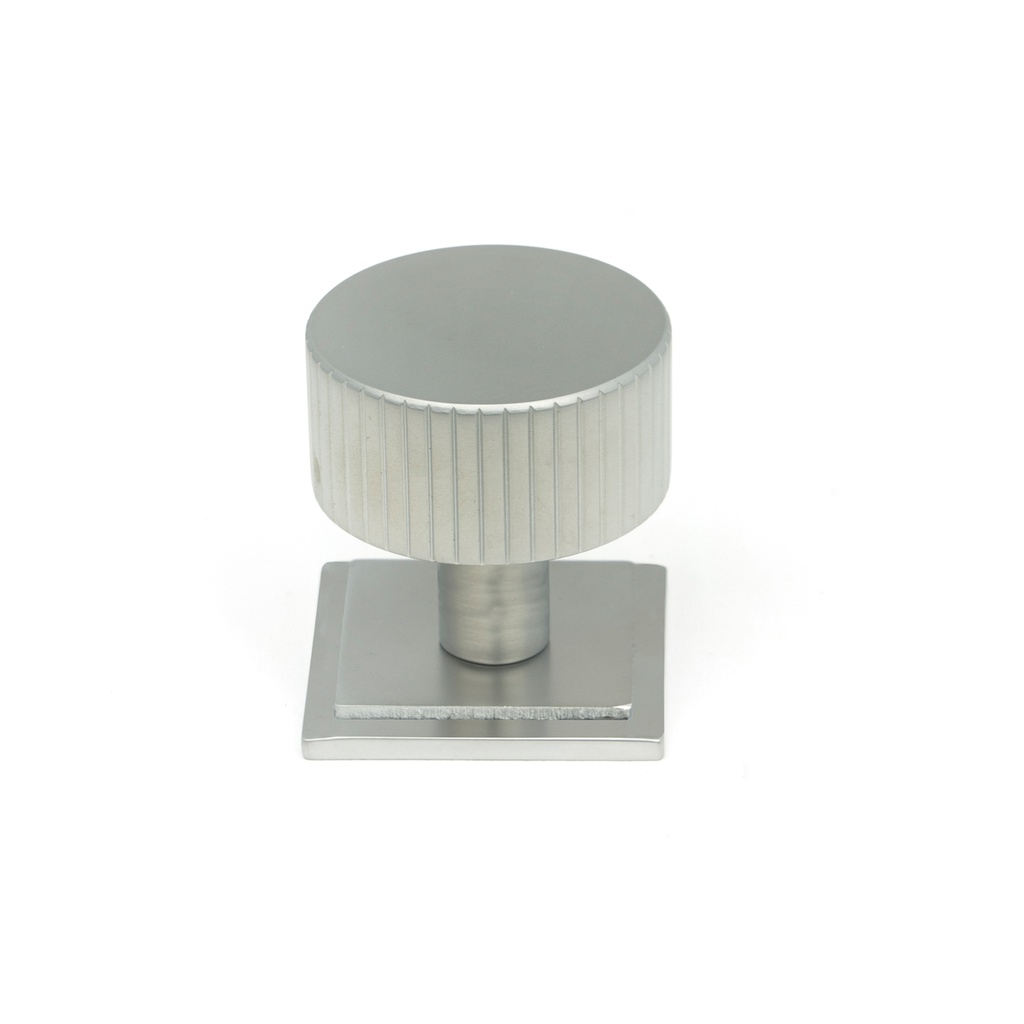 Satin Chrome Judd Cabinet Knob - 32mm (Square) - 50417