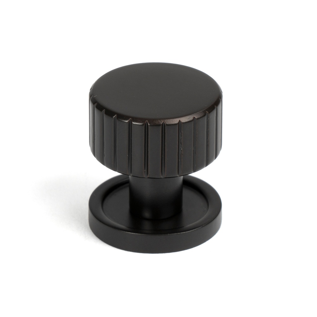 Aged Bronze Judd Cabinet Knob - 25mm (Plain) - 50448