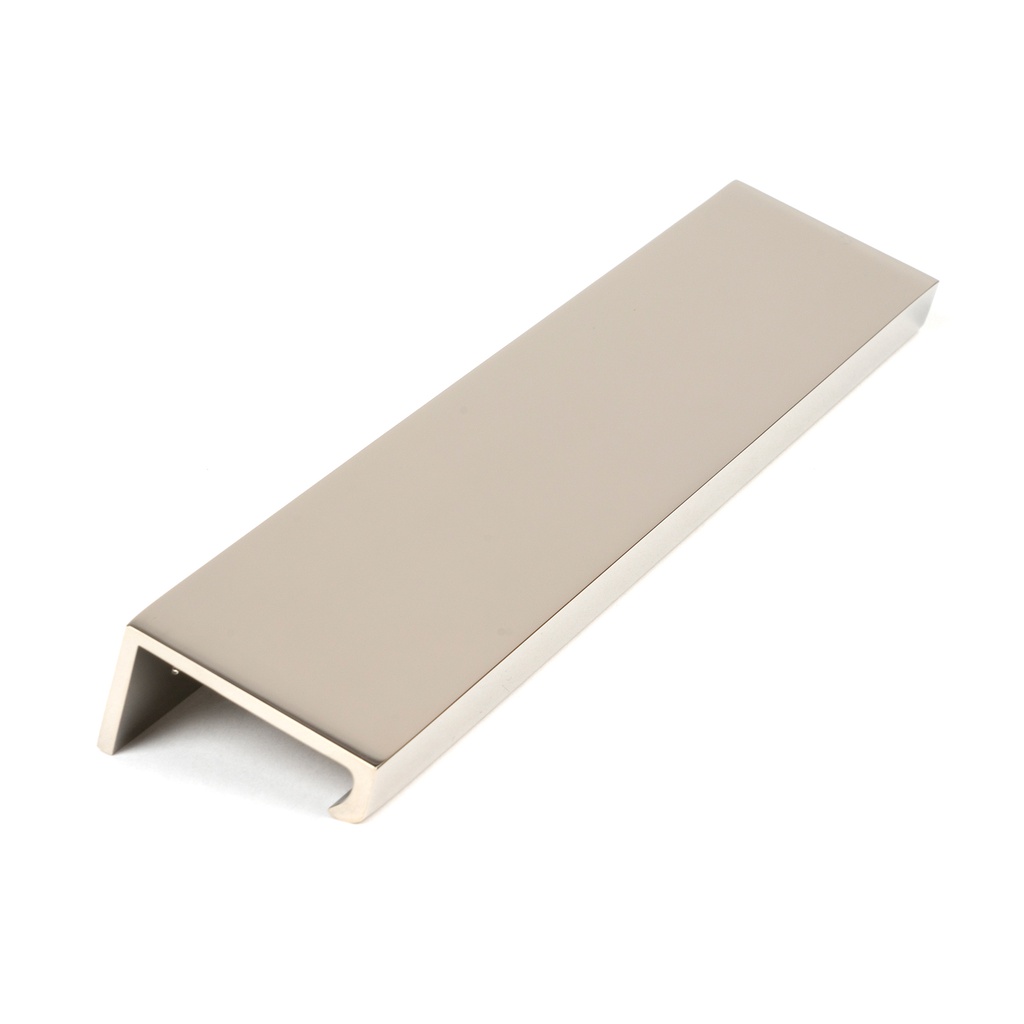 Polished Nickel 200mm Plain Edge Pull - 50702