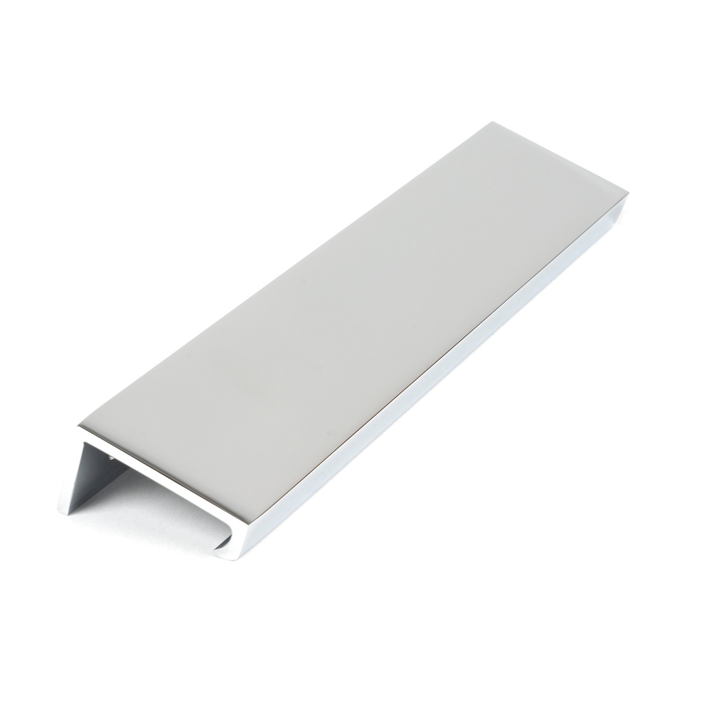 Polished Chrome 200mm Plain Edge Pull - 50715