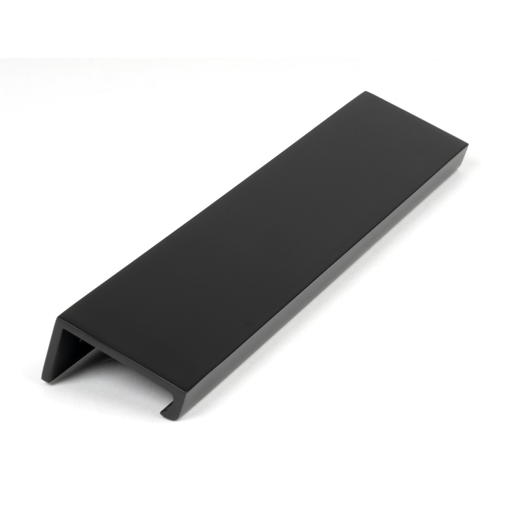 Matt Black 200mm Plain Edge Pull - 50741