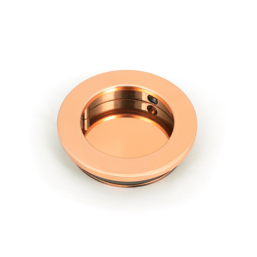 Polished Bronze 60mm Plain Round Pull - 50144