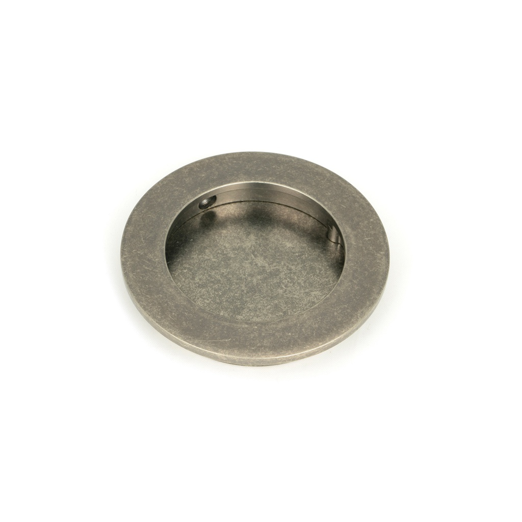 Pewter 75mm Plain Round Pull - 50181