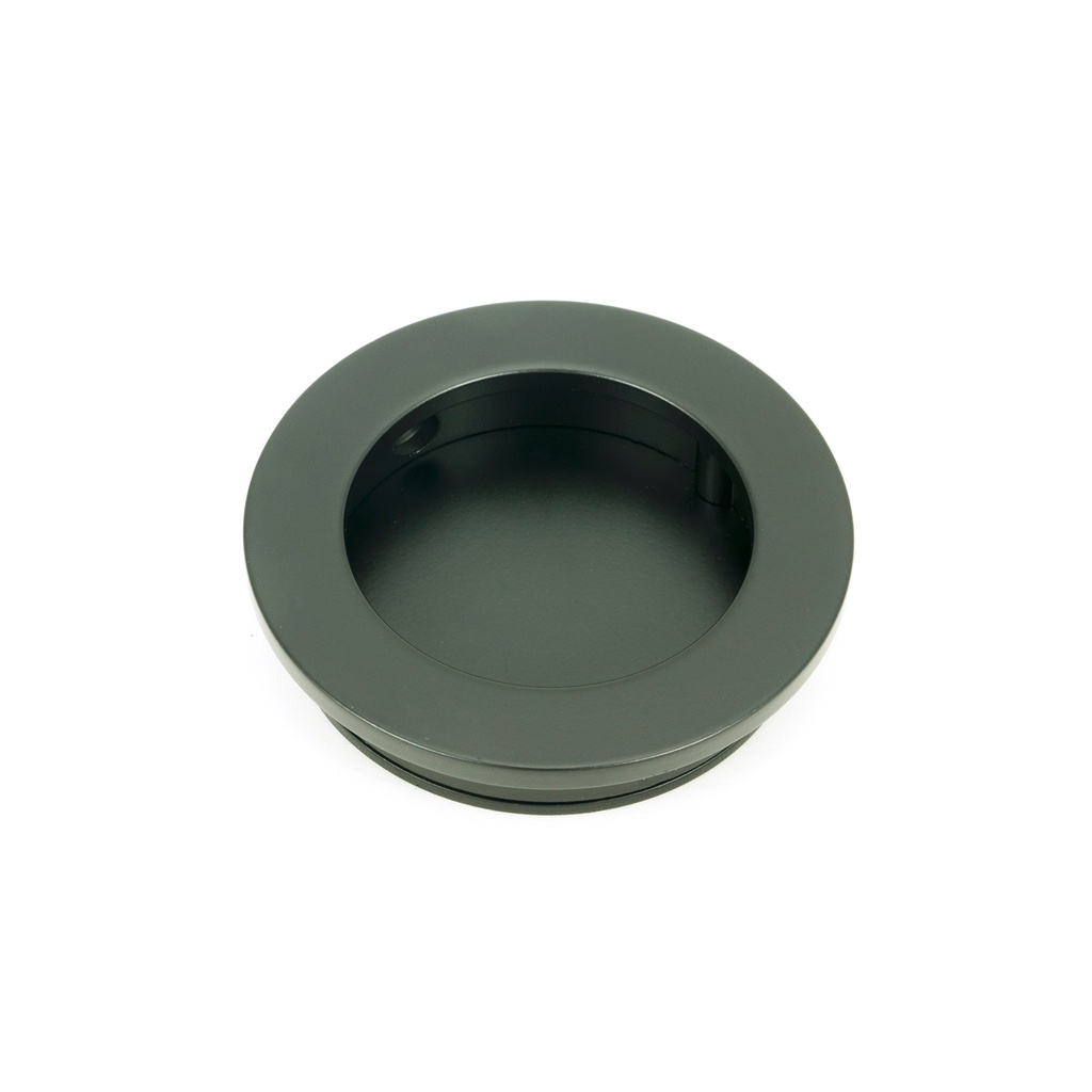 Matt Black 60mm Plain Round Pull - 50216