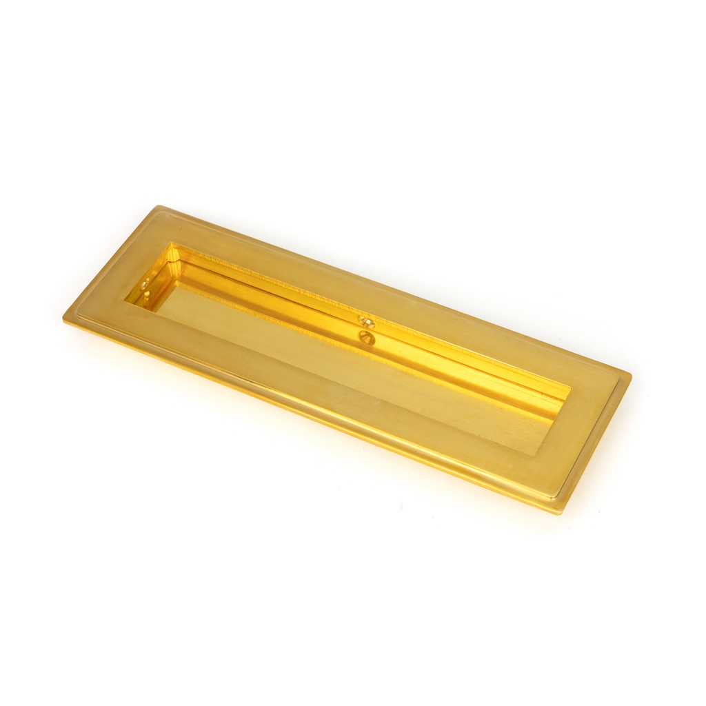 Polished Brass 175mm Art Deco Rectangular Pull - 47157