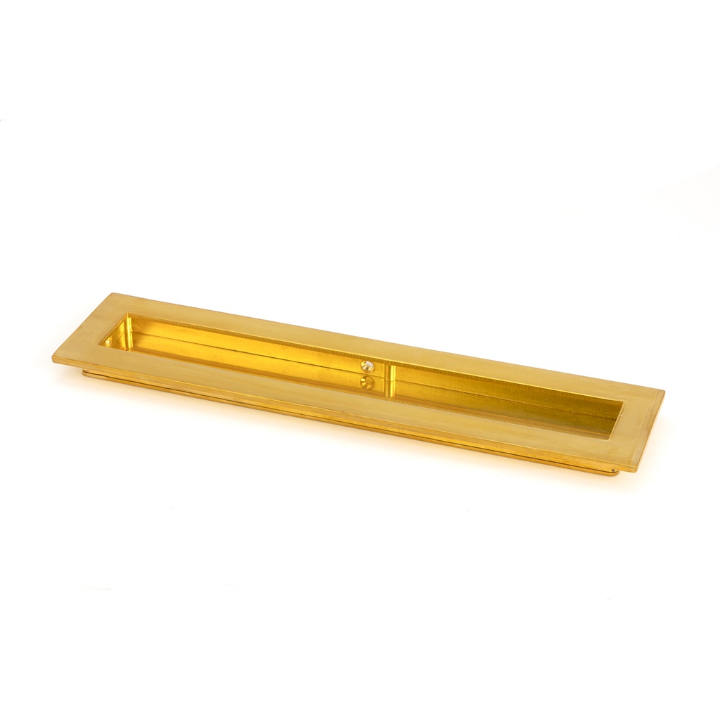 Polished Brass 250mm Plain Rectangular Pull - 47160