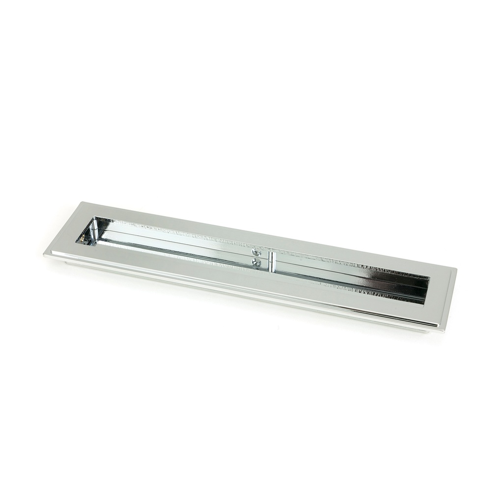 Polished Chrome 250mm Art Deco Rectangular Pull - 47176