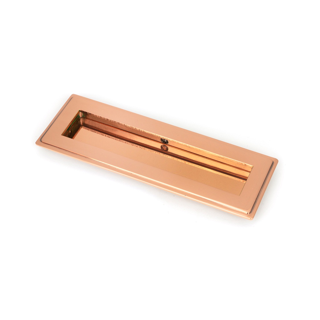 Polished Bronze 175mm Art Deco Rectangular Pull - 50134