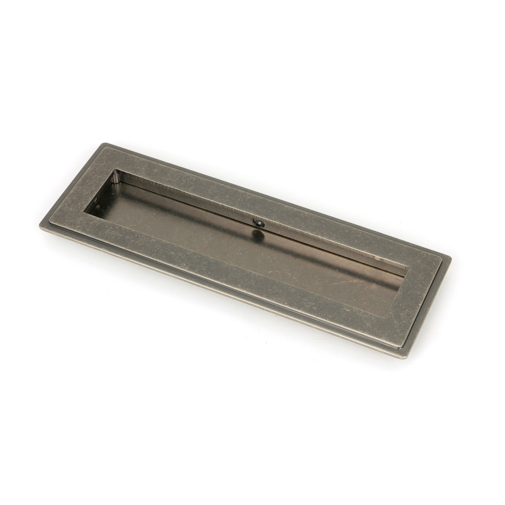 Pewter 175mm Art Deco Rectangular Pull - 50170