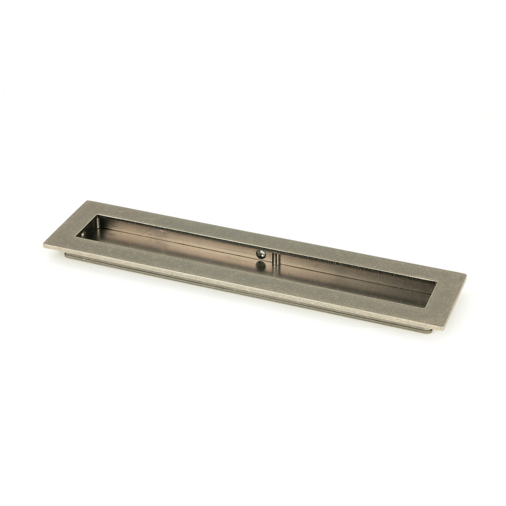 Pewter 250mm Plain Rectangular Pull - 50173