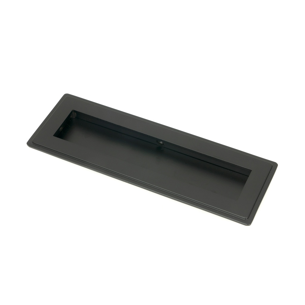 Matt Black 175mm Art Deco Rectangular Pull - 50206