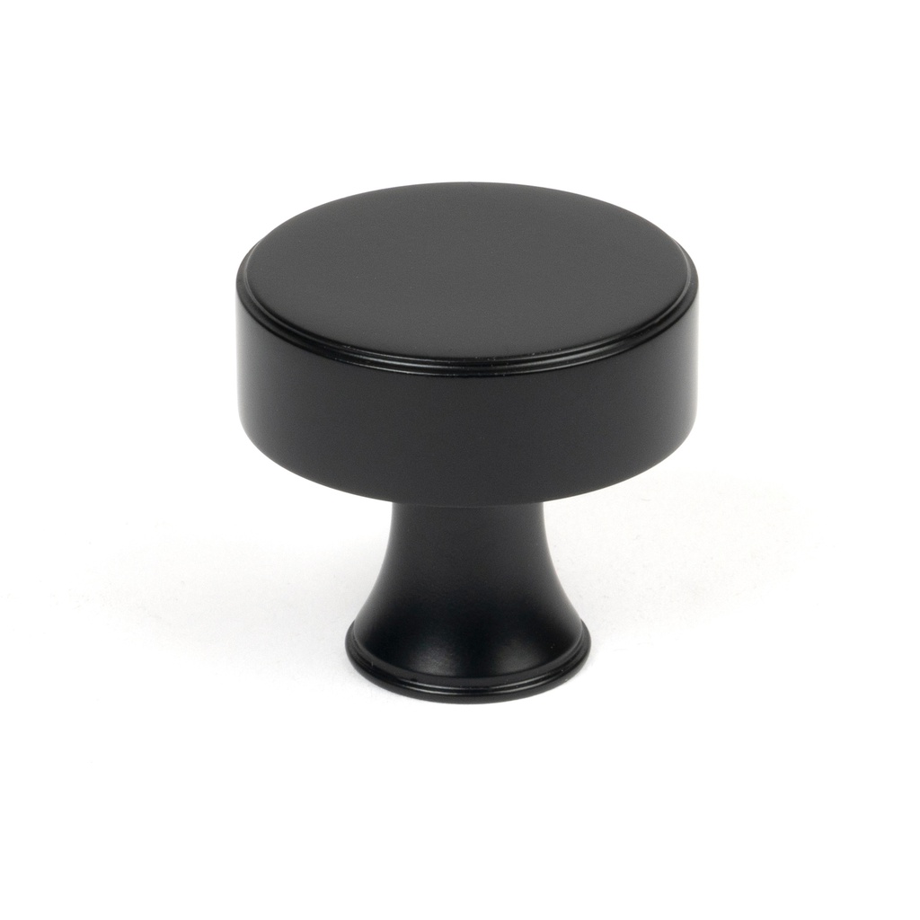 Matt Black Scully Cabinet Knob - 38mm - 50556