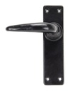 Black Smooth Lever Latch Set - 33317