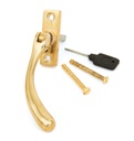 Polished Brass Slim Peardrop Espag - RH - 33336