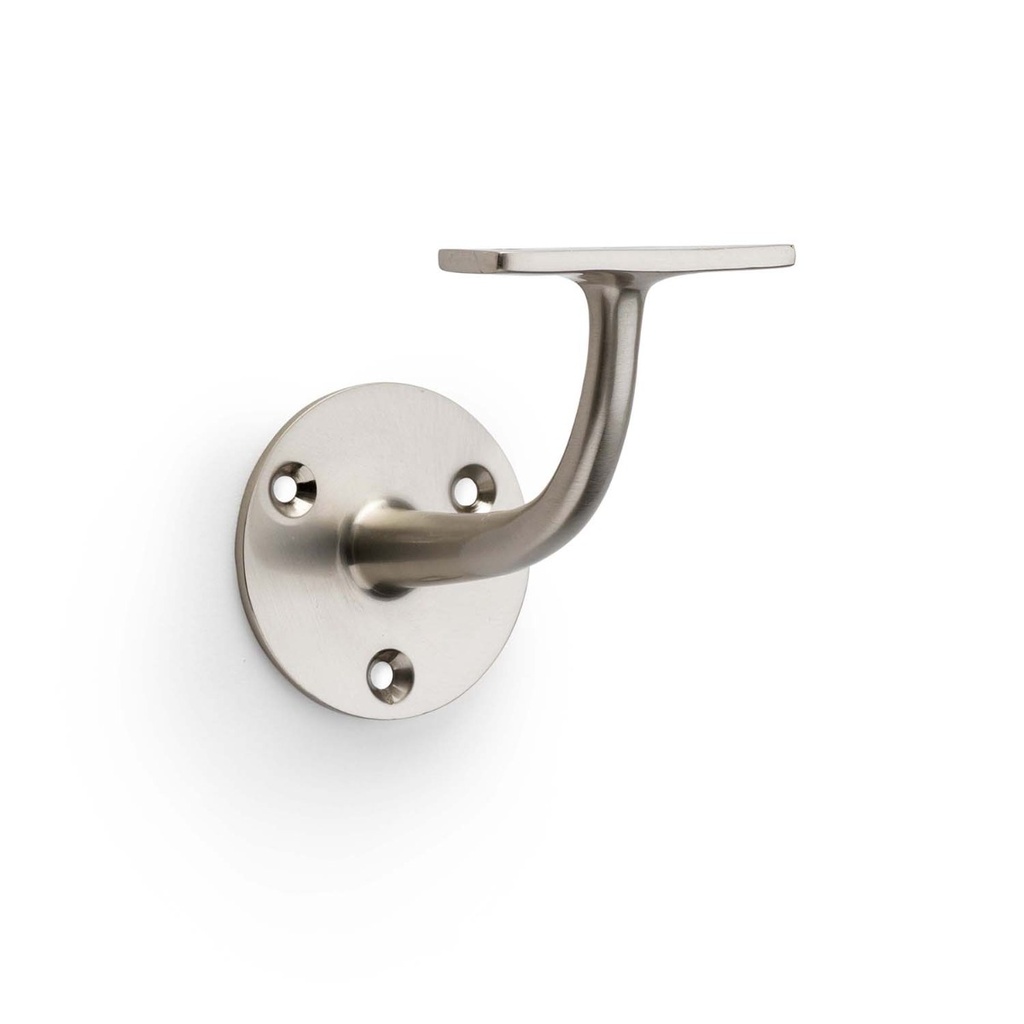 Alexander & Wilks Architectural Handrail Bracket - Satin Nickel