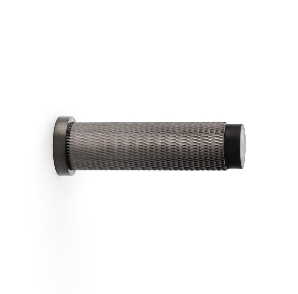 Alexander & Wilks Brunel Knurled Door Stop - Dark Bronze PVD