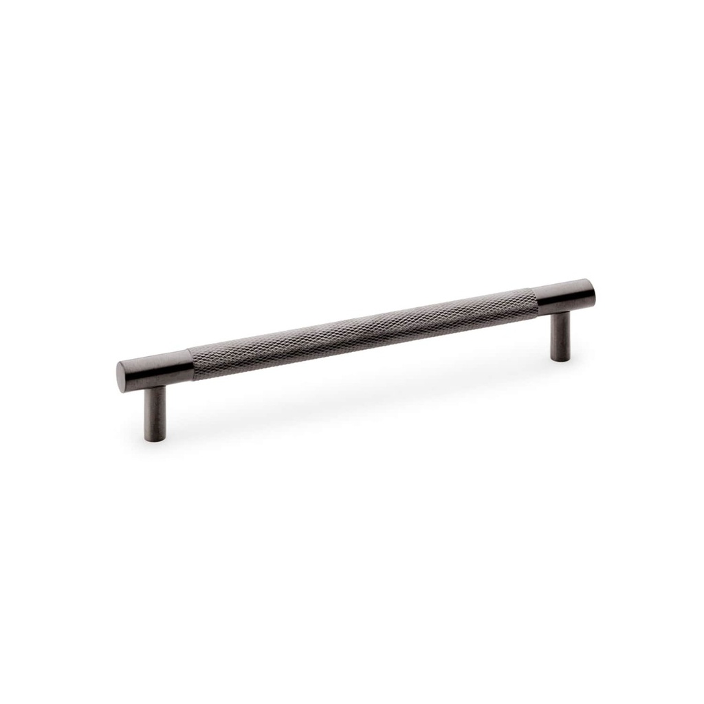 Alexander & Wilks Brunel Knurled T-bar Cupboard Handle - Dark Bronze PVD - Centres 160mm