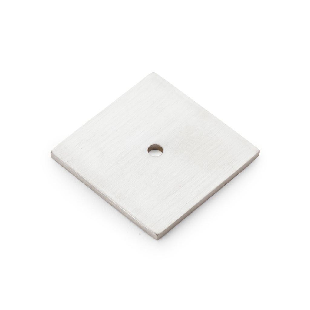 Alexander & Wilks Bullion Square Backplate - Polished Nickel