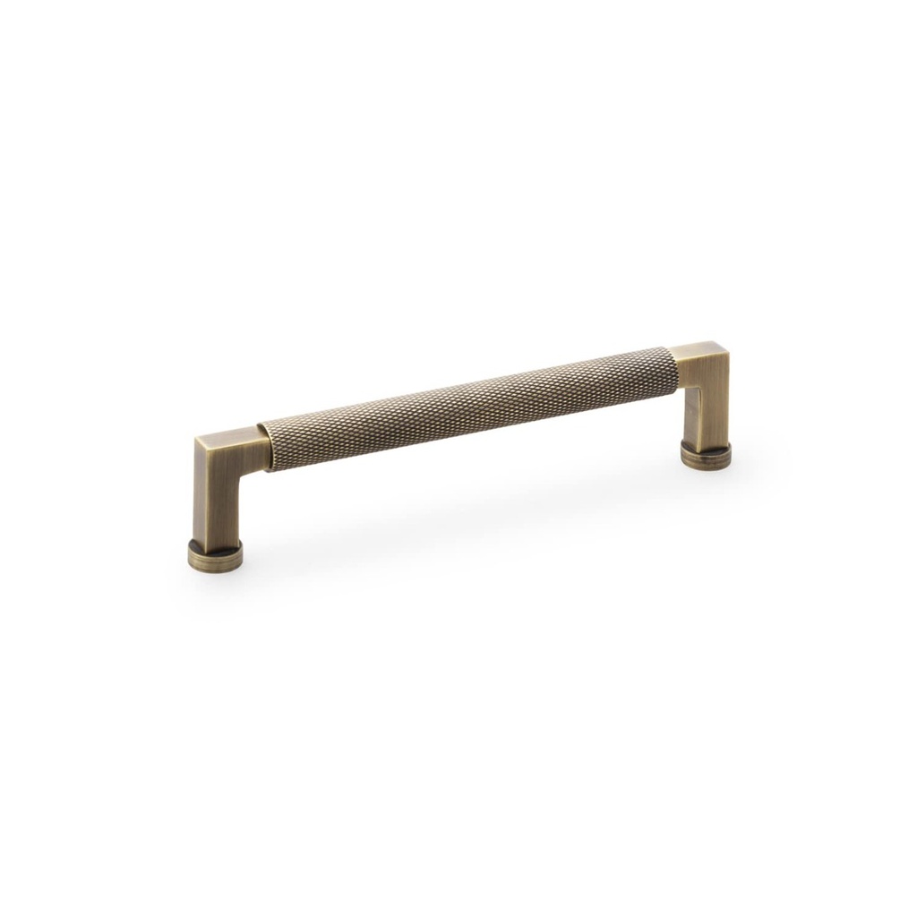 Alexander & Wilks Camille Knurled Cabinet Pull Handle - Antique Brass