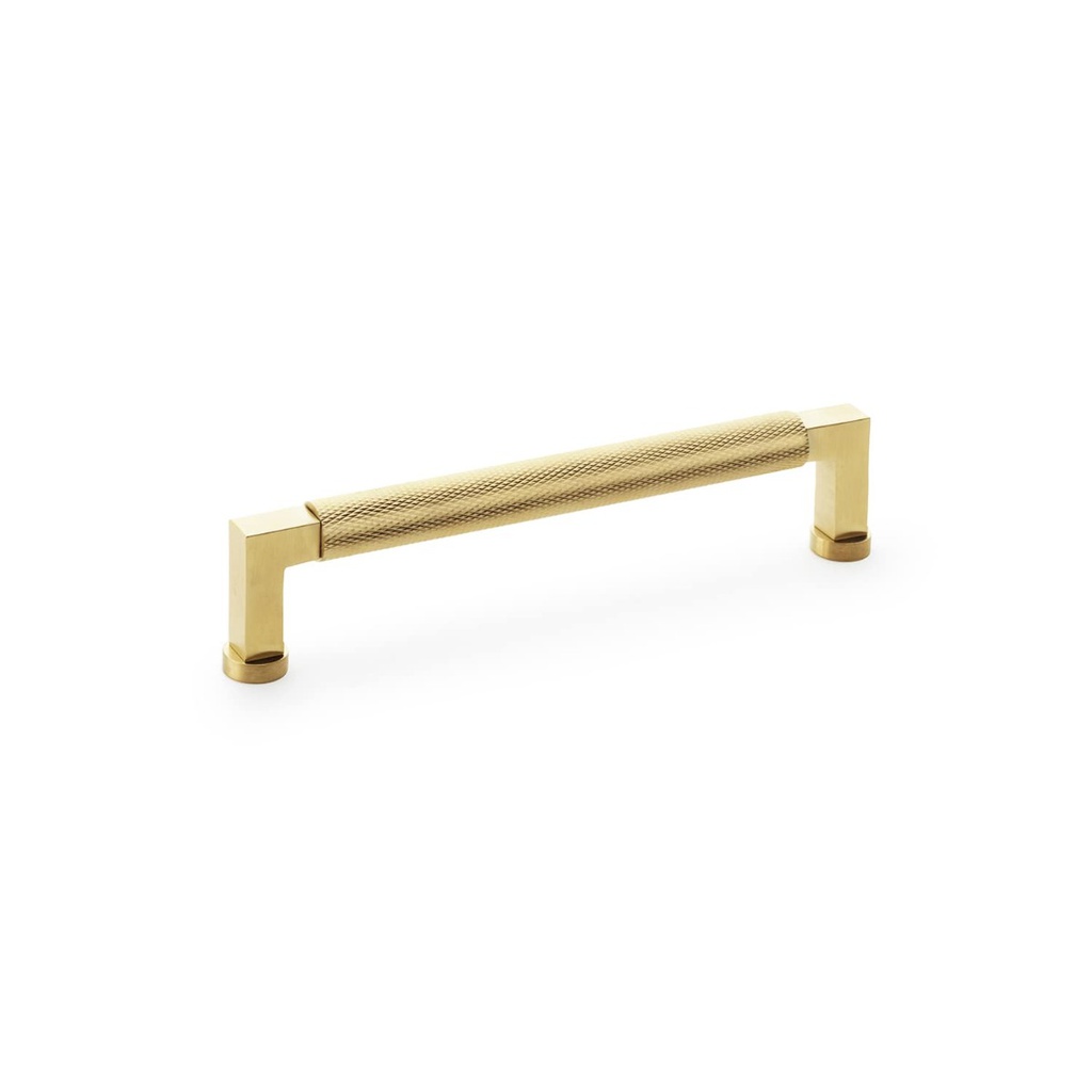 Alexander & Wilks Camille Knurled Cabinet Pull Handle - Satin Brass PVD