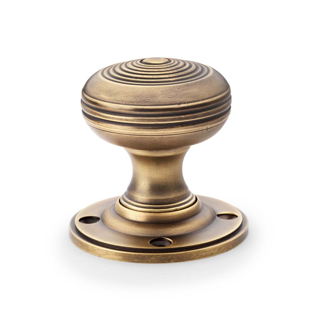 Alexander & Wilks Christoph Mortice Knob - Antique Brass