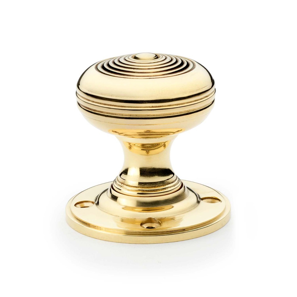 Alexander & Wilks Christoph Mortice Knob - Unlacquered Brass