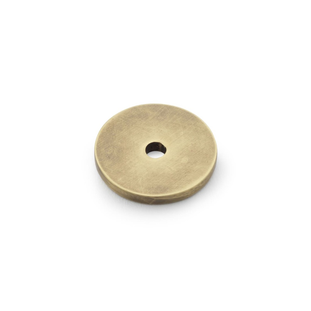 Alexander & Wilks Circular Backplate - Antique Bronze - Diameter 25mm